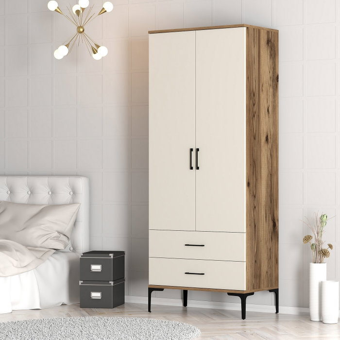 Hanah Home Kumsal T Nogal y Crema